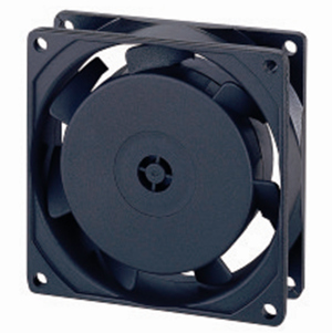 Bi-sonic 8P 8025 square AC axial flow fan